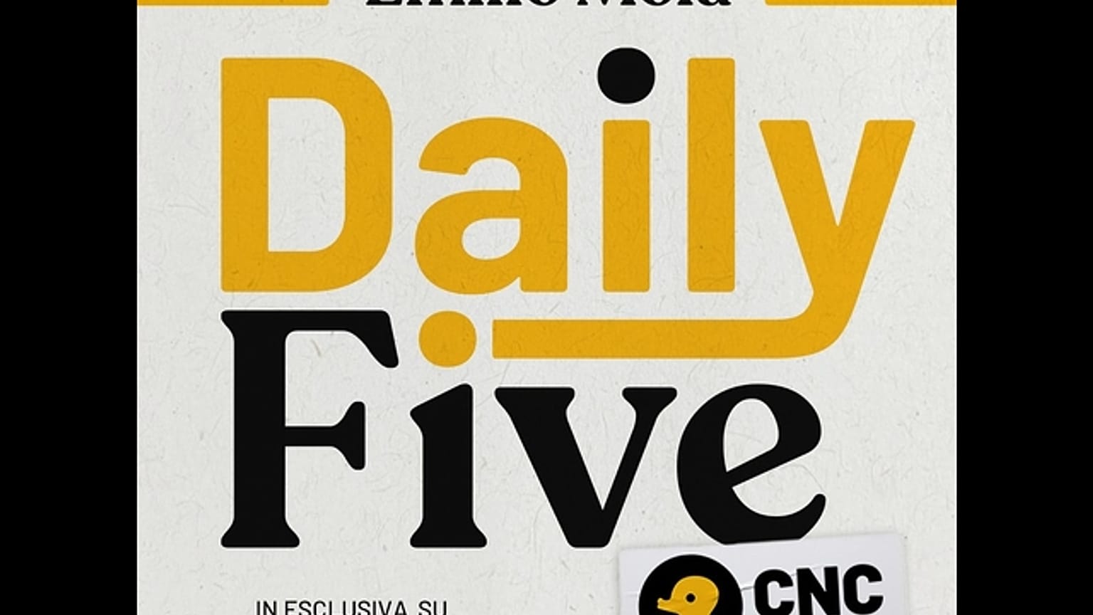 Da lunedì 4 settembre il podcast di Cnc Media con Emilio Mola