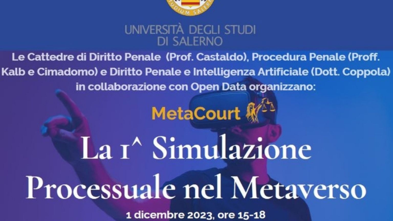 All'Università gli studenti nei ruoli pm, avvocati e giudici 2.0